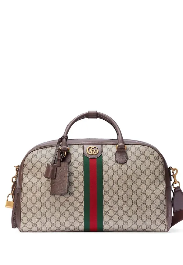 Gucci Savoy stor bowlingväska - Brun