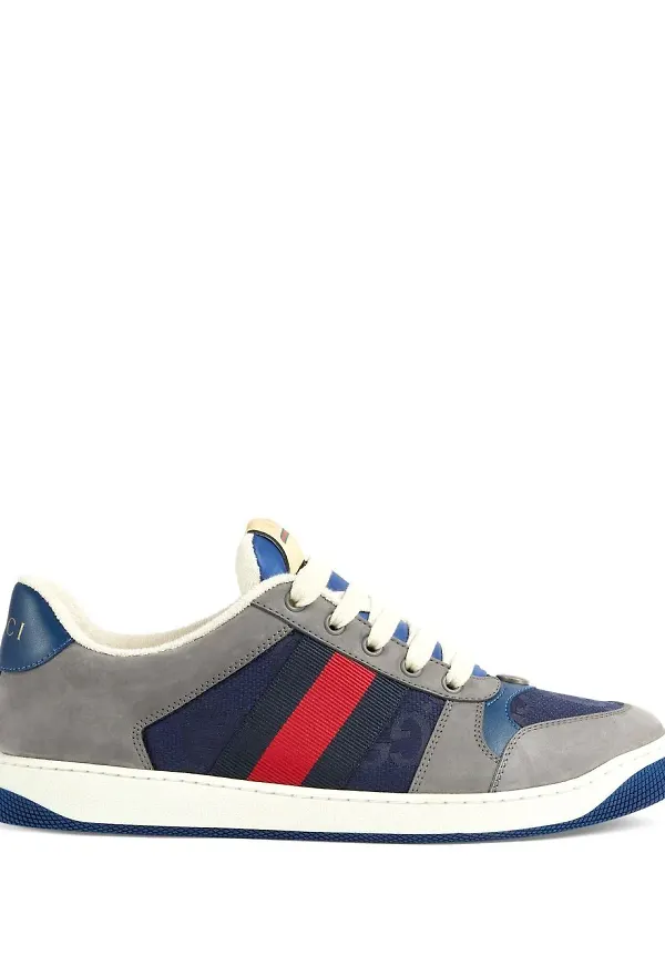 Gucci Screener låga sneakers - Grå