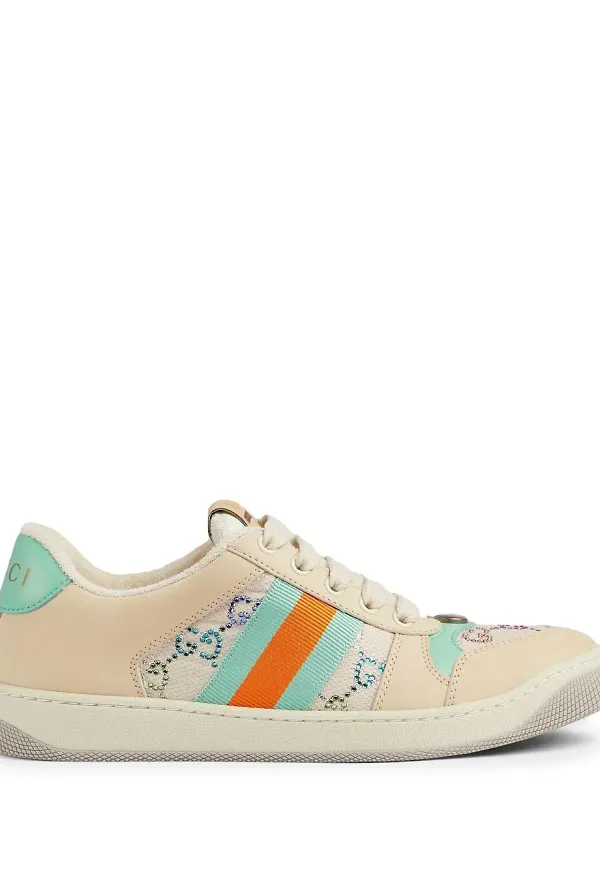 Gucci Screener låga sneakers - Neutral