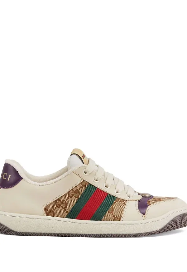 Gucci Screener låga sneakers - Vit