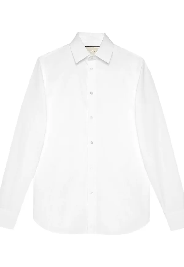 Gucci skjorta med knäppning - Vit