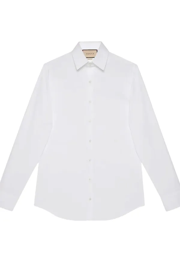 Gucci skjorta med knäppning - Vit
