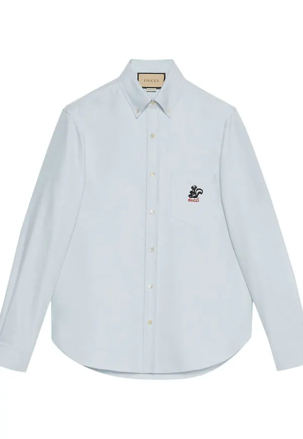 Gucci Skunk sweatshirt med brodyr - Blå