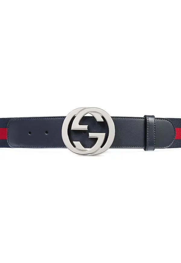 Gucci skärp med spänne - Blå