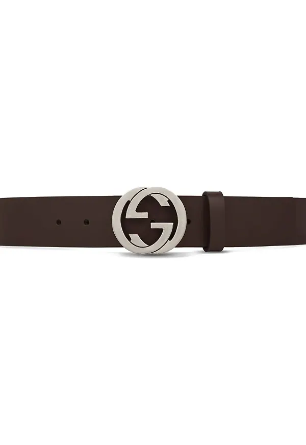 Gucci skärp med spänne - Brun