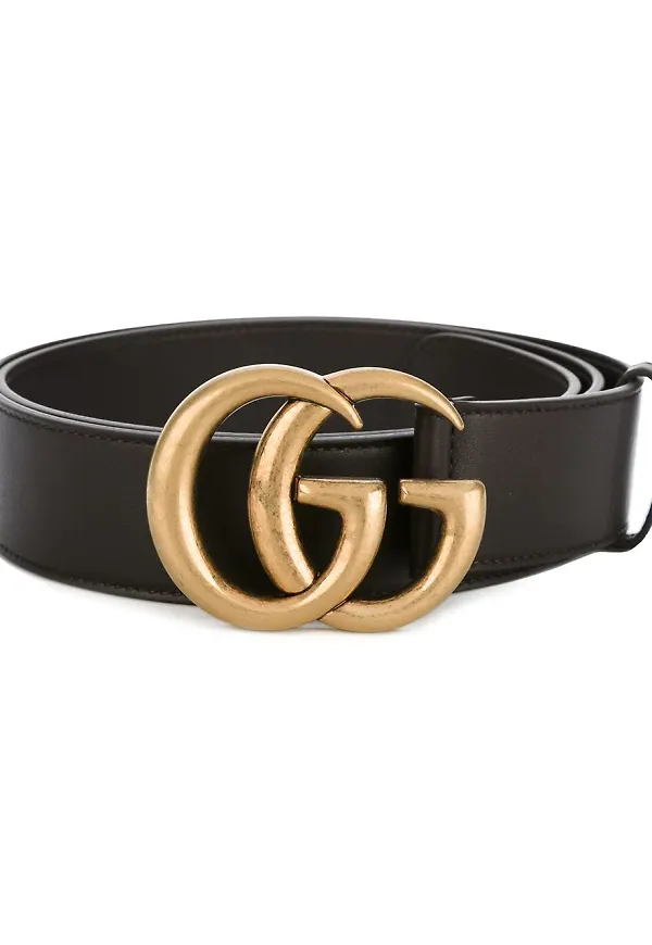 Gucci skärp med spänne - Brun