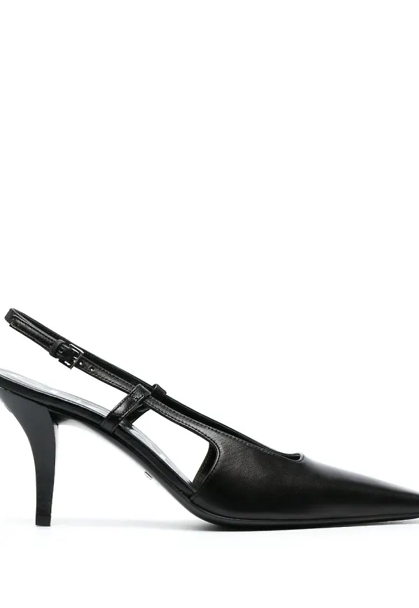Gucci slingback-pumps med klack - Svart