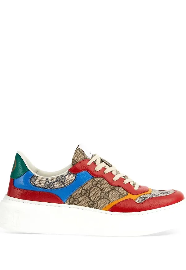 Gucci sneakers med panel - Neutral