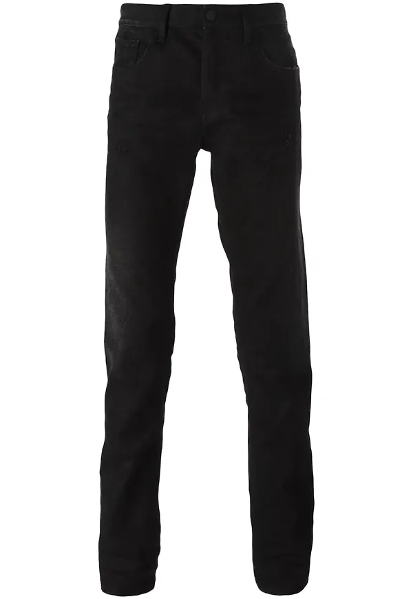 Gucci stonewashed classic jeans - Svart