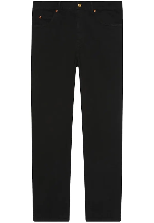Gucci straight-jeans - Svart