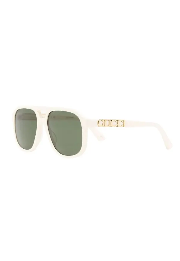 Gucci Sunglasses Vit, Dam