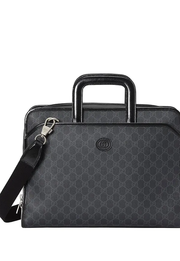 Gucci Supreme GG portfölj - Svart
