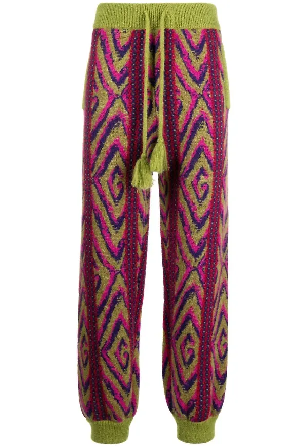 Gucci sweatpants i jacquard - Grön