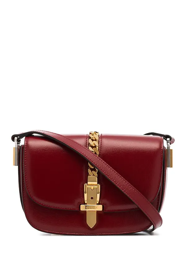 Gucci Sylvie axelremsväska - Röd