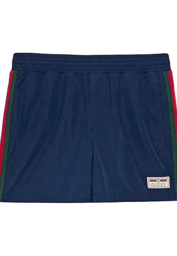 Gucci Sylvie Web badbyxor - Blå