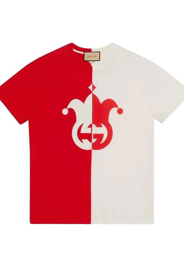 Gucci t-shirt med tryck - Röd