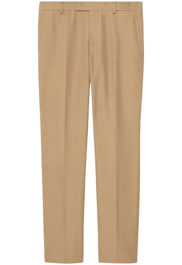 Gucci tailored cotton trousers - Neutral