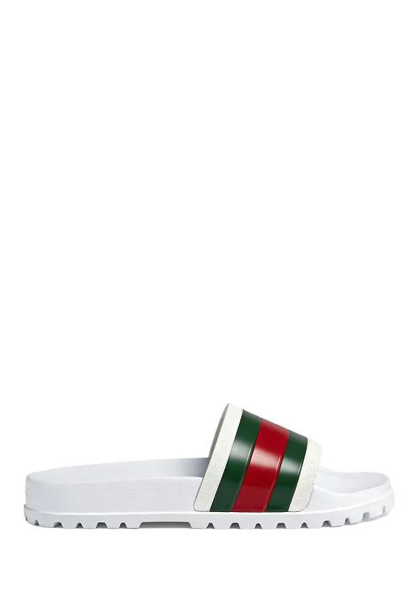 Gucci toffelsandaler - Vit