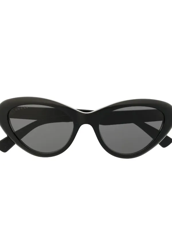 Gucci tonade cat eye-solglasögon - Svart