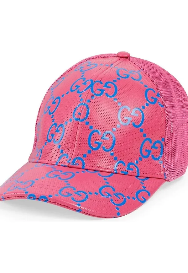 Gucci truckerkeps med monogram - Rosa