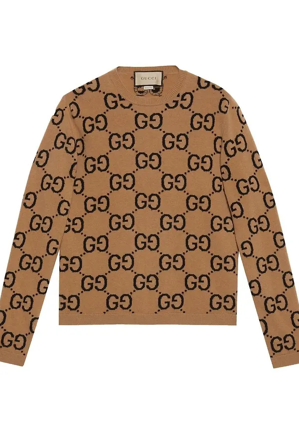 Gucci tröja med monogram - Neutral