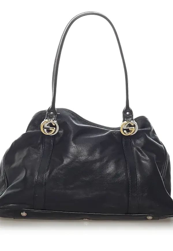 Gucci Twin Leather Tote Bag