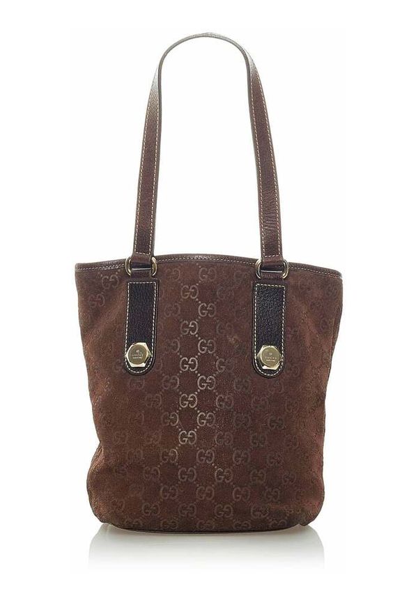 Gucci Vintage - Vintage Väskor - Brun - Dam - Storlek: ONE Size