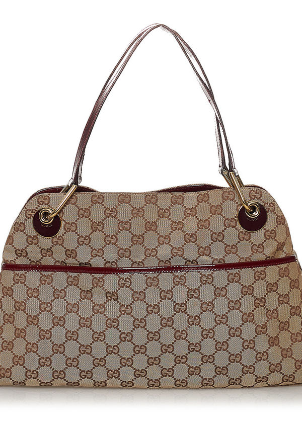 Gucci Vintage - Vintage Väskor - Brun - Dam - Storlek: ONE Size