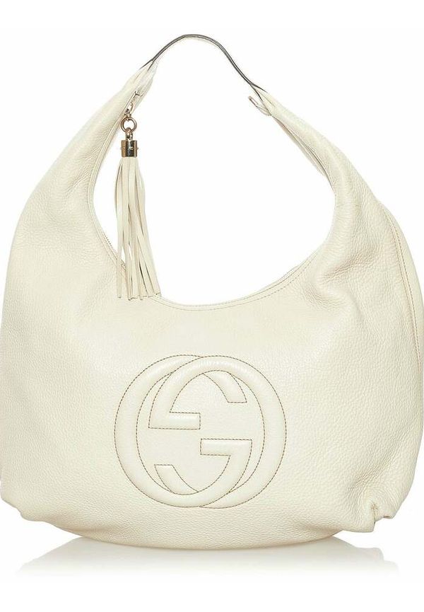 Gucci Vintage - Vintage Väskor - Vit - Dam - Storlek: ONE Size