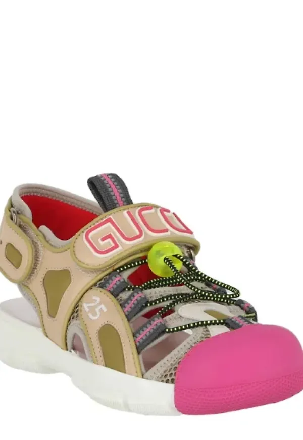 Gucci Vintage Begagnade Sandalerer Beige, Dam