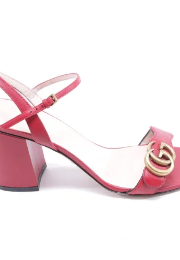 Gucci Vintage Begagnade Sandalerer Röd, Dam