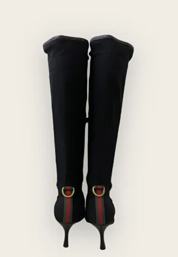 Gucci Vintage Begagnade stövlar Svart, Dam