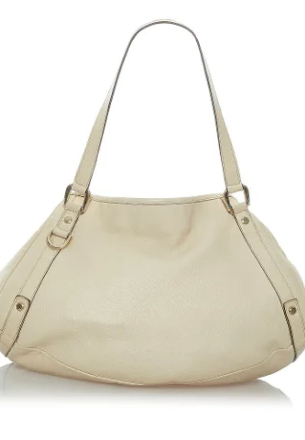 Gucci Vintage Pre-owned Läder gucci-vskor Beige, Dam