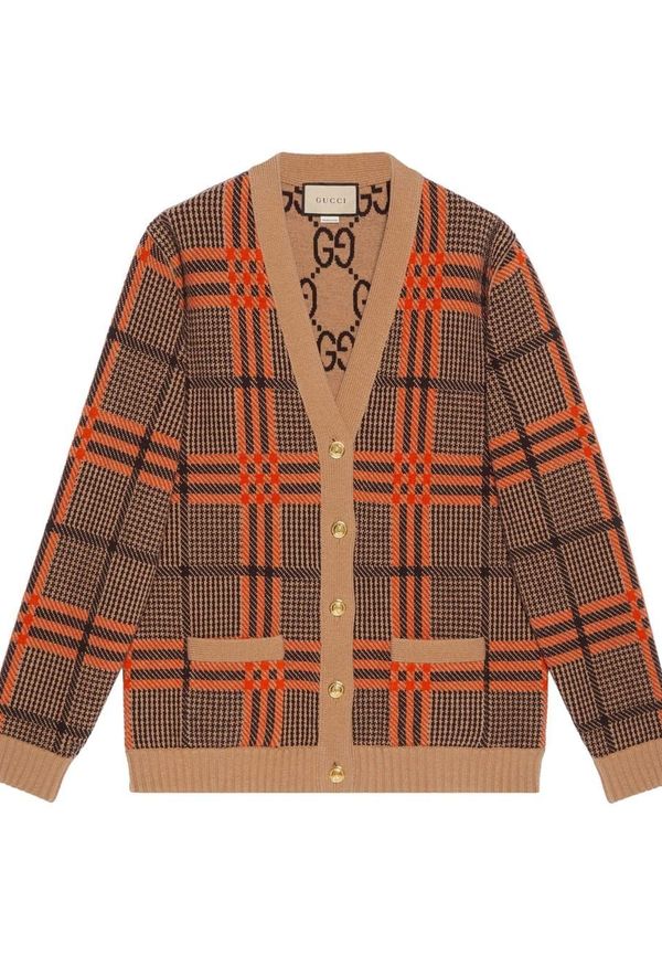 Gucci vändbar kofta - Brun