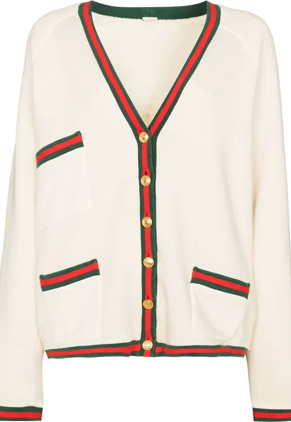 Gucci Web-stripe kofta - Neutral