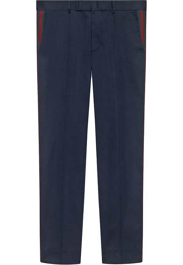 Gucci Web 60-talsbyxor - Blå