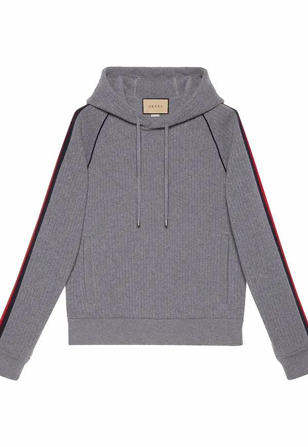 Gucci Web hoodie - Grå