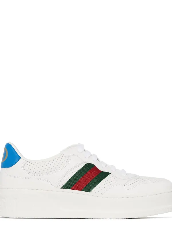 Gucci Web låga sneakers - Vit