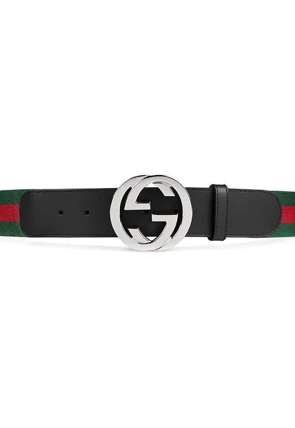 Gucci Web skärp - Svart