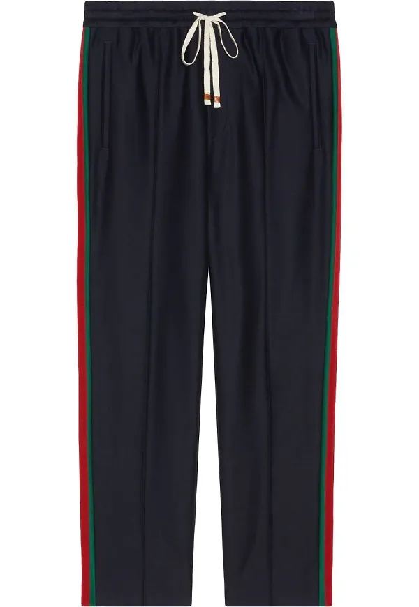 Gucci Web sweatpants - Blå