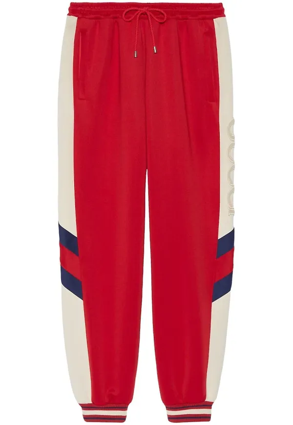 Gucci Web sweatpants - Röd