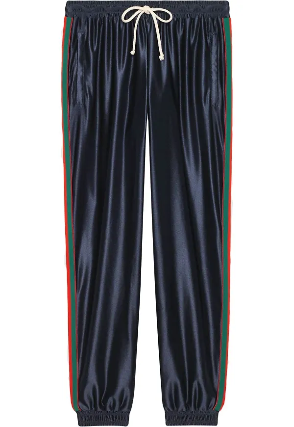 Gucci Web trackpants - Blå