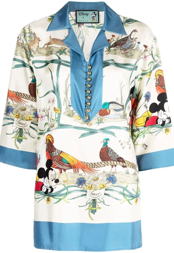 Gucci x Disney pyjamasskjorta - Neutral