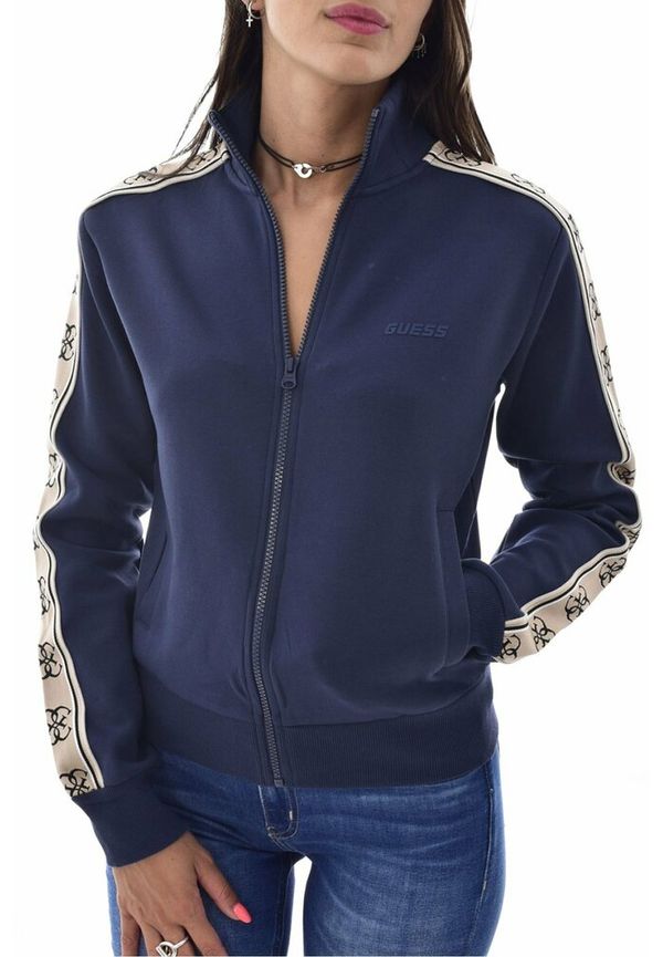 Guess - Hoodies - Blå - Dam - Storlek: M,S,Xs