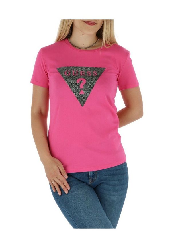 Guess - T-shirts - Rosa - Dam - Storlek: S