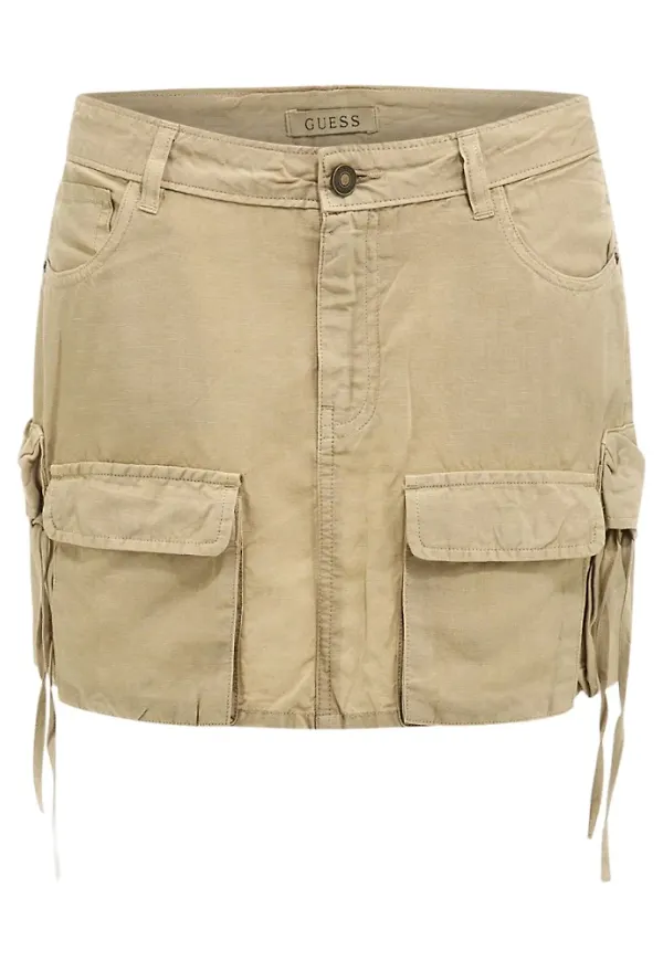Guess, Kjol, Dam, M, Cargo Mini Kjol