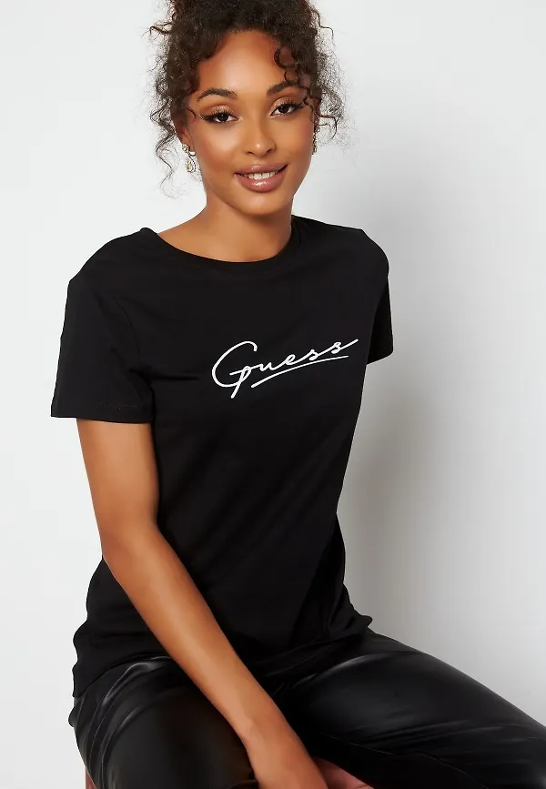 Guess Amelia CN SS T-shirt JBLK Jet Black A996 S