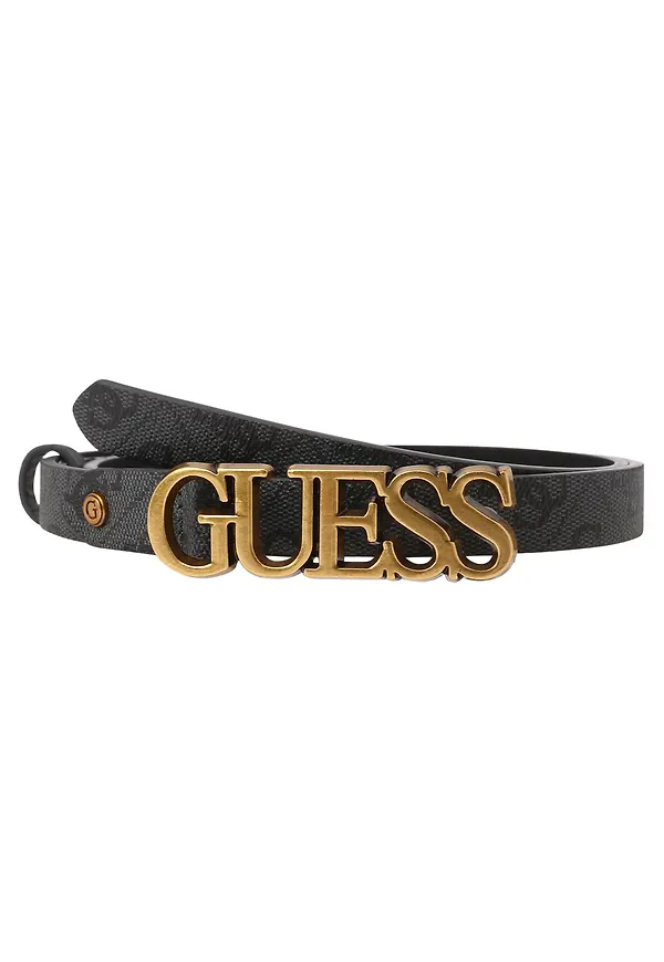 GUESS Bälte grå / svart