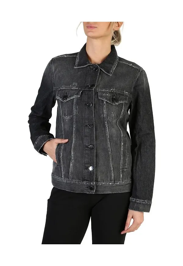 Guess Denim jacket W83N22 Svart, Dam