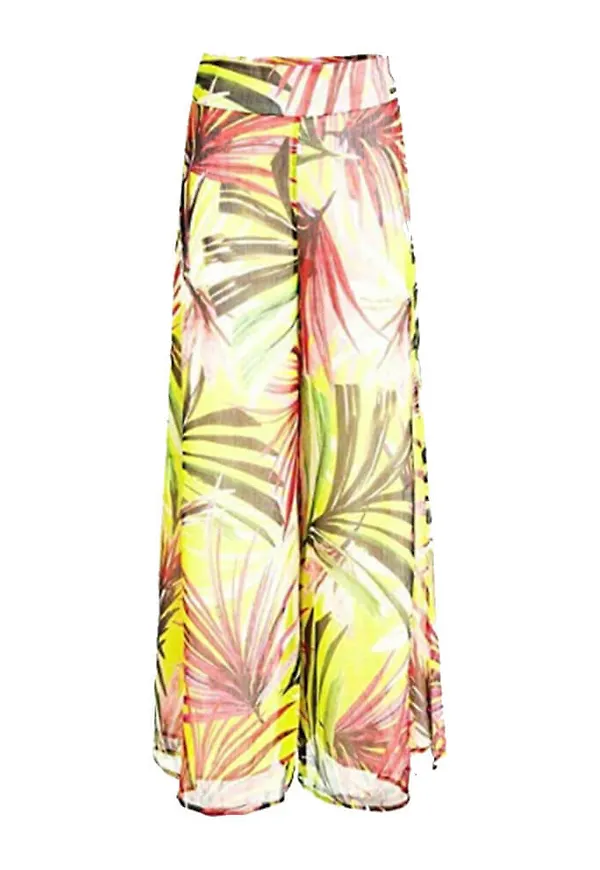 Guess Dina Trousers Tropic Gul, Dam